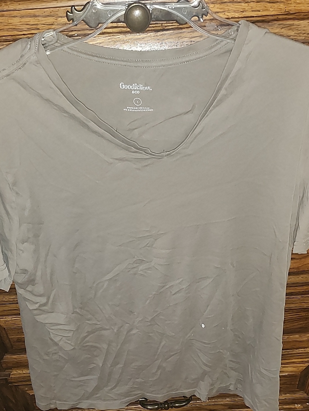 Goodfellow & Co Short Sleeve V-Neck Tee - Light Olive